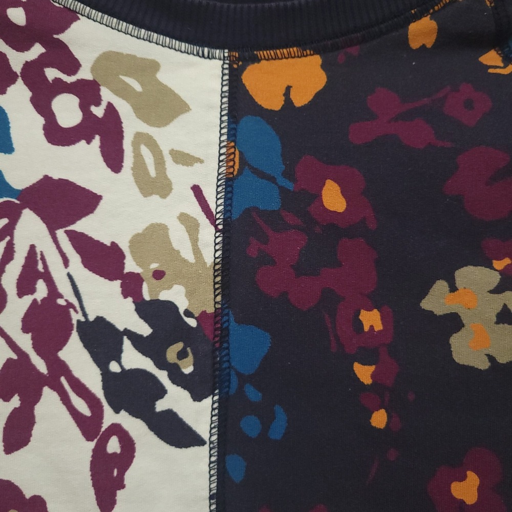 Maeve by Anthropologie Split‎ Print Sweatshirt Pullover Size XS - Picture 5 of 12